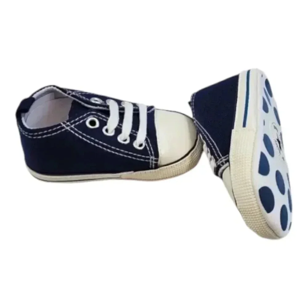 Infant size 6 Navy Blue Soft Sole Baby Shoes baby sneakers for girl and boy